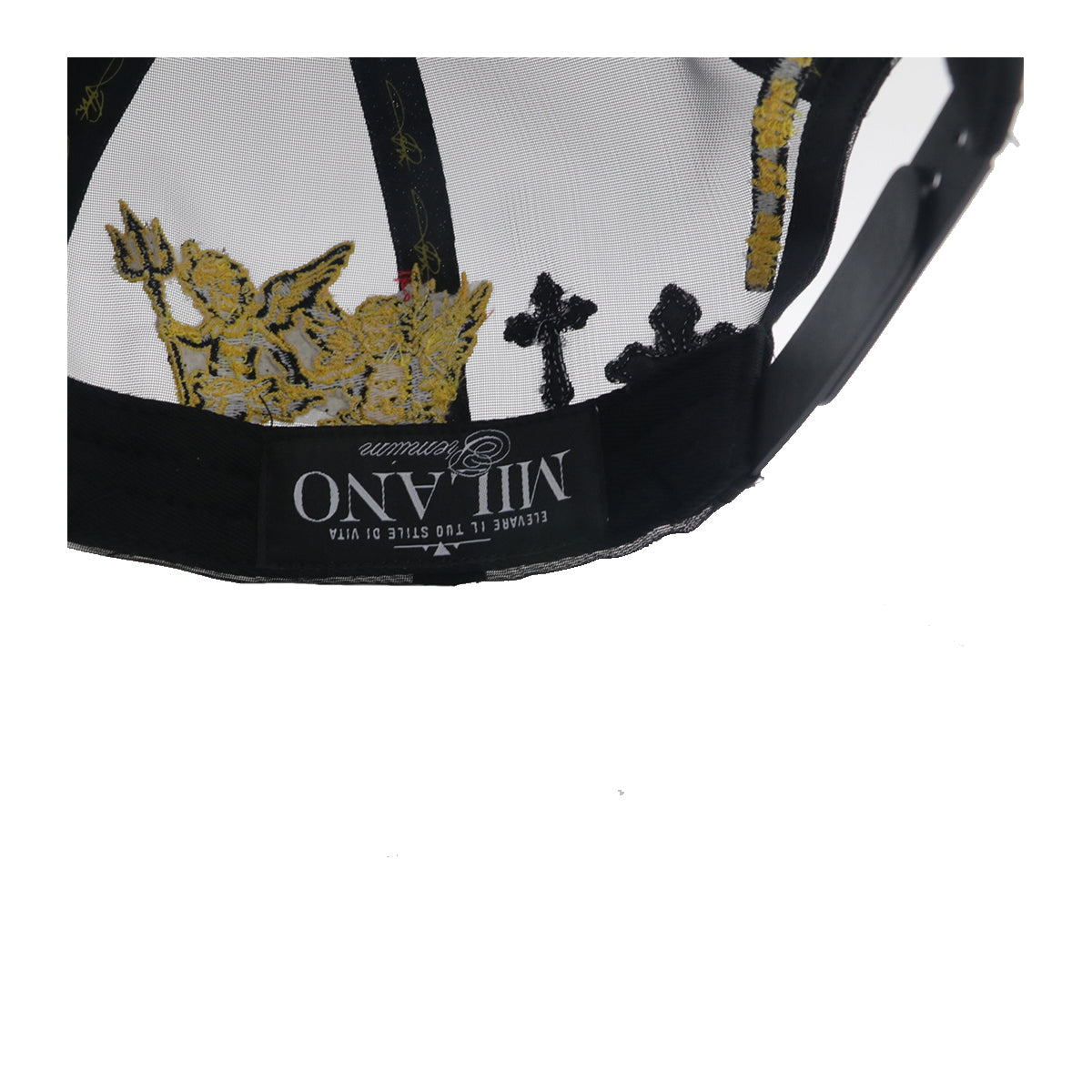 Premium Milano Unisex Los Angels Trucker Hat 2602 Black