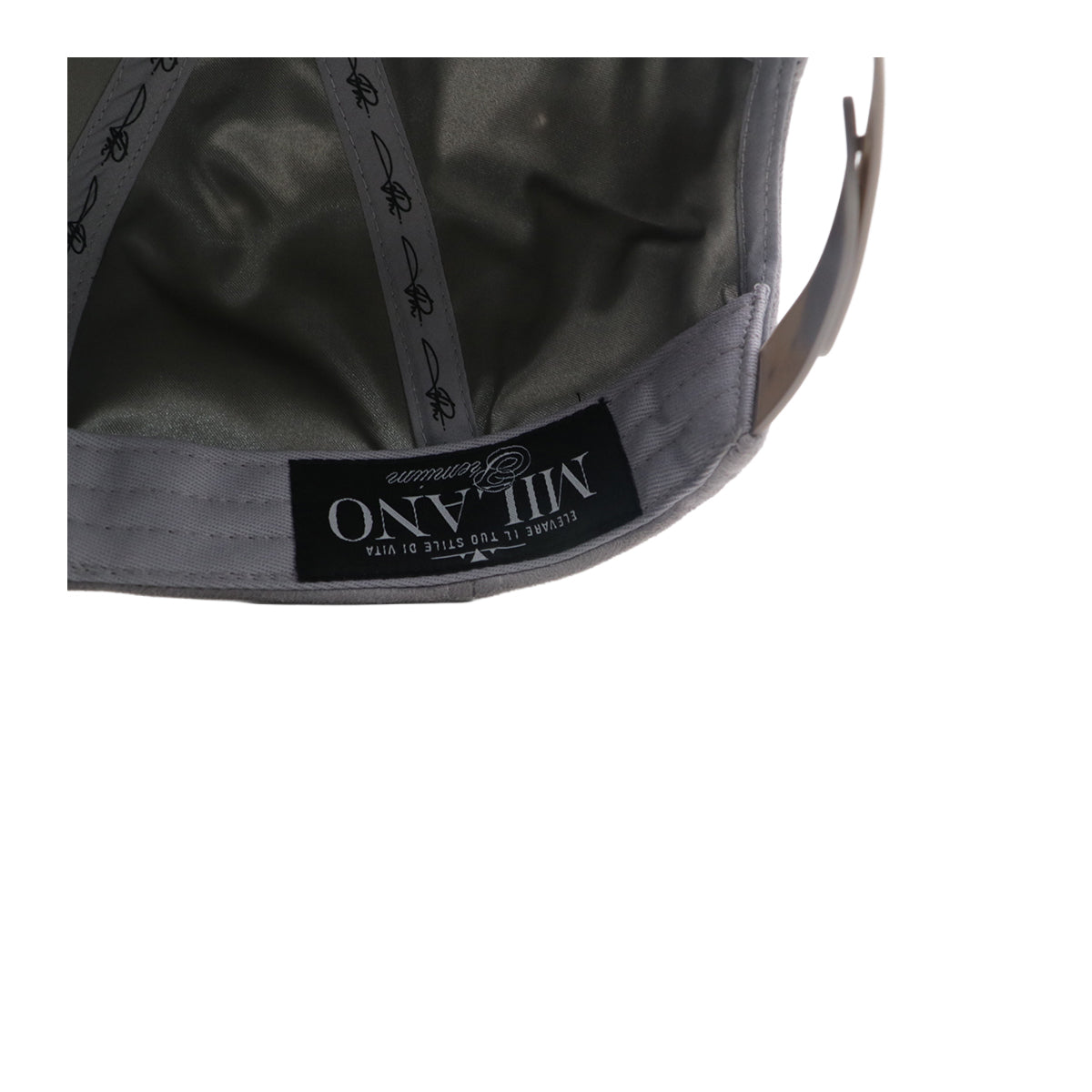 Premium Milano Unisex 333 Snapback Hat 2624 Grey/Black