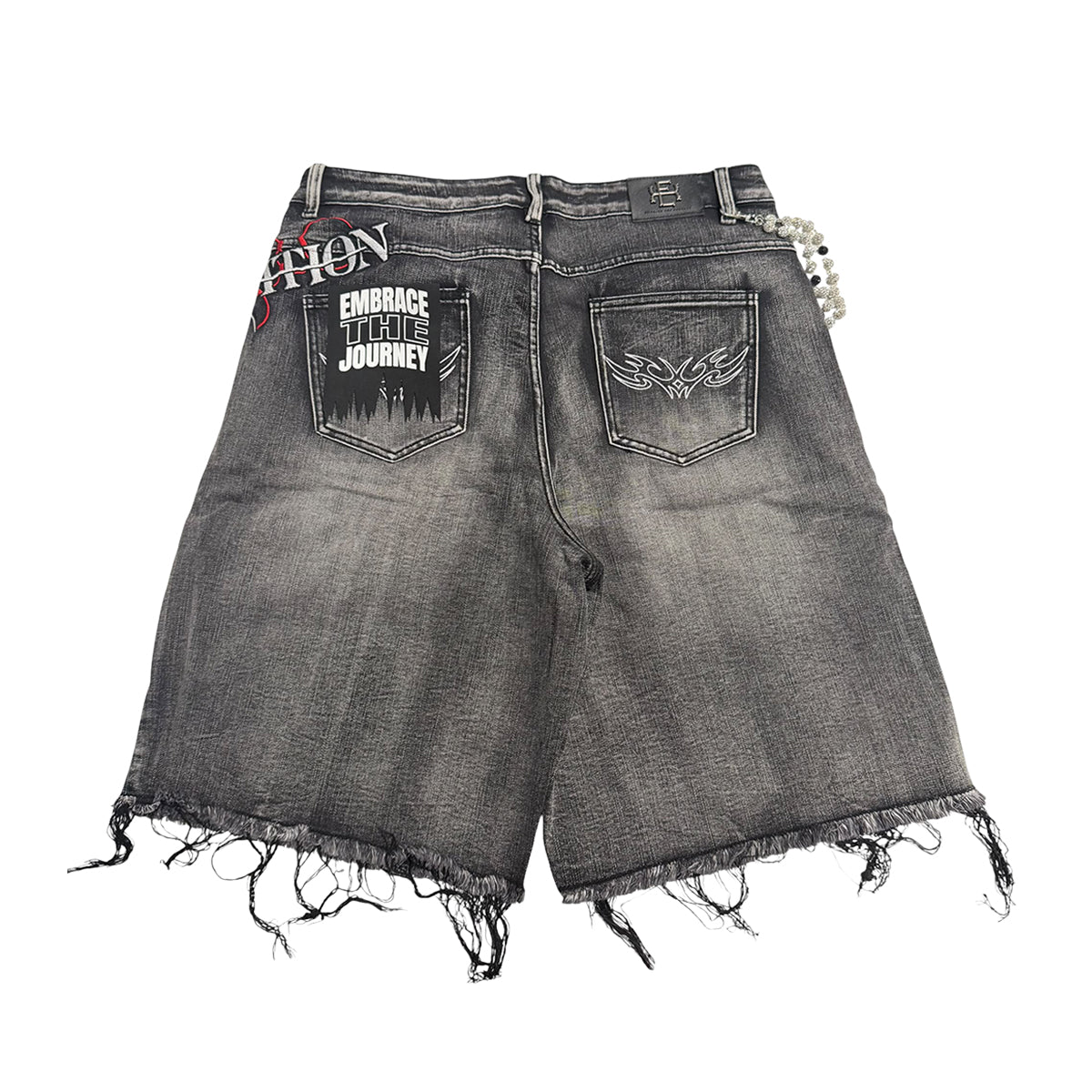 Expedition Mens Pray 4 keeps Denim Shorts EXDSS26217 Black