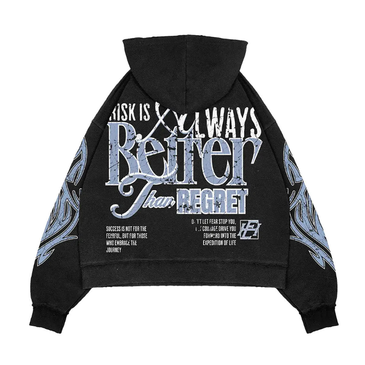 Expedition Mens Unknown Horizons Hoodie EXH102F25 Black Washed