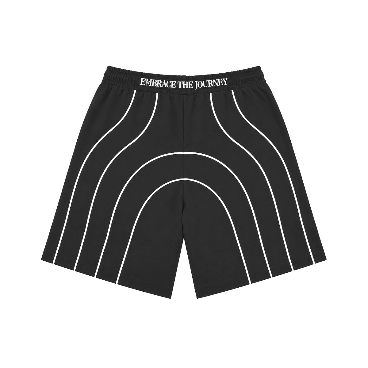 Expedition Mens 3M Reflective Piping Nylon Shorts EXWSS26219 Black