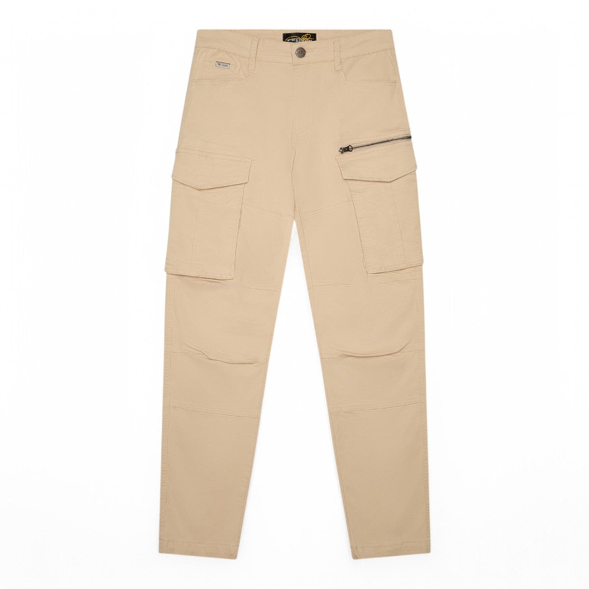 Premium Milano Mens Naples Cargo Pants KH0927 Khaki