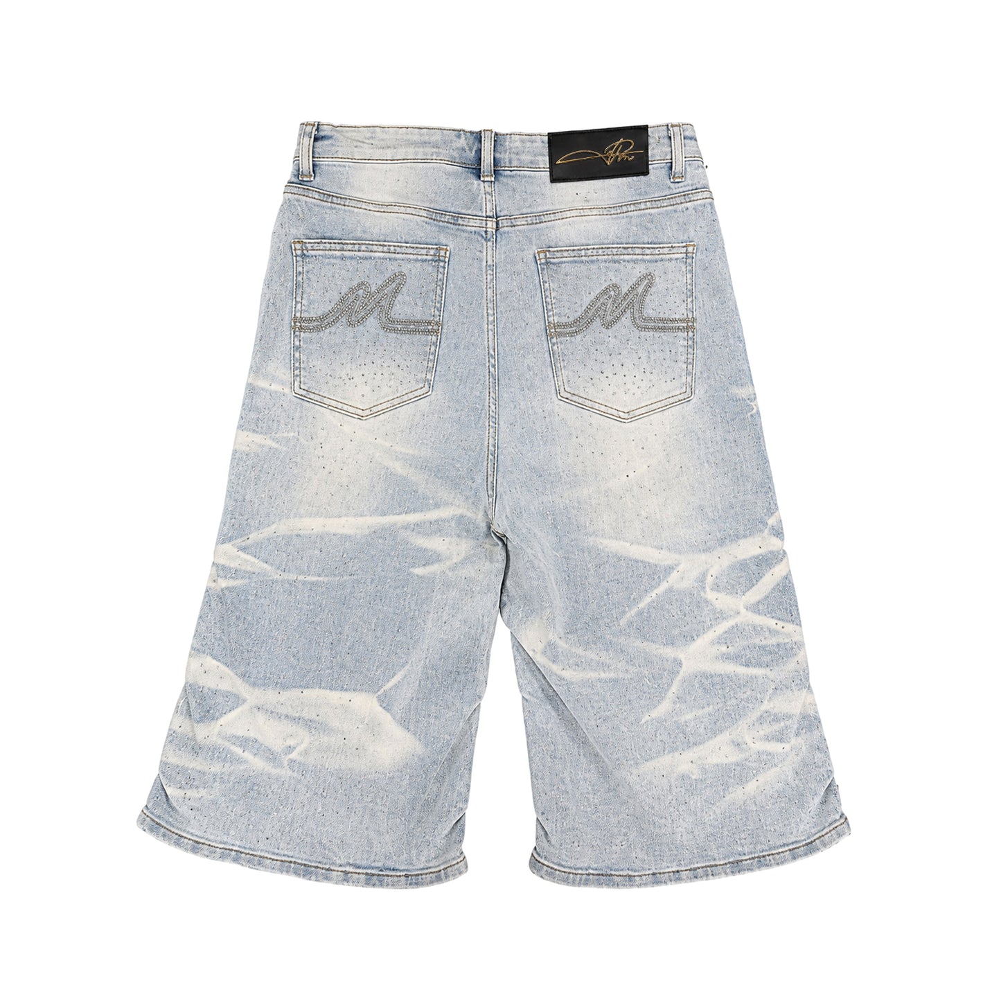 Premium Milano Mens Riviera Denim Shorts PMDS26J21-119 Medium Blue