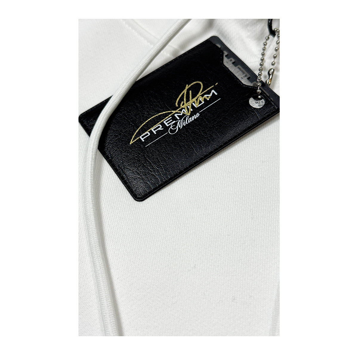 Premium Milano Mens Premium Ace Hoodie RHK4418 White