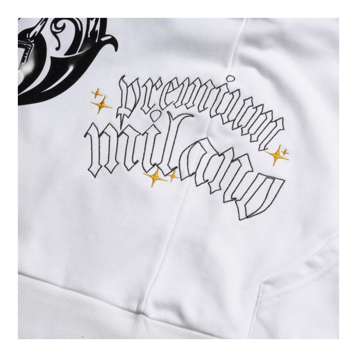 Premium Milano Mens Premium Ace Hoodie RHK4418 White