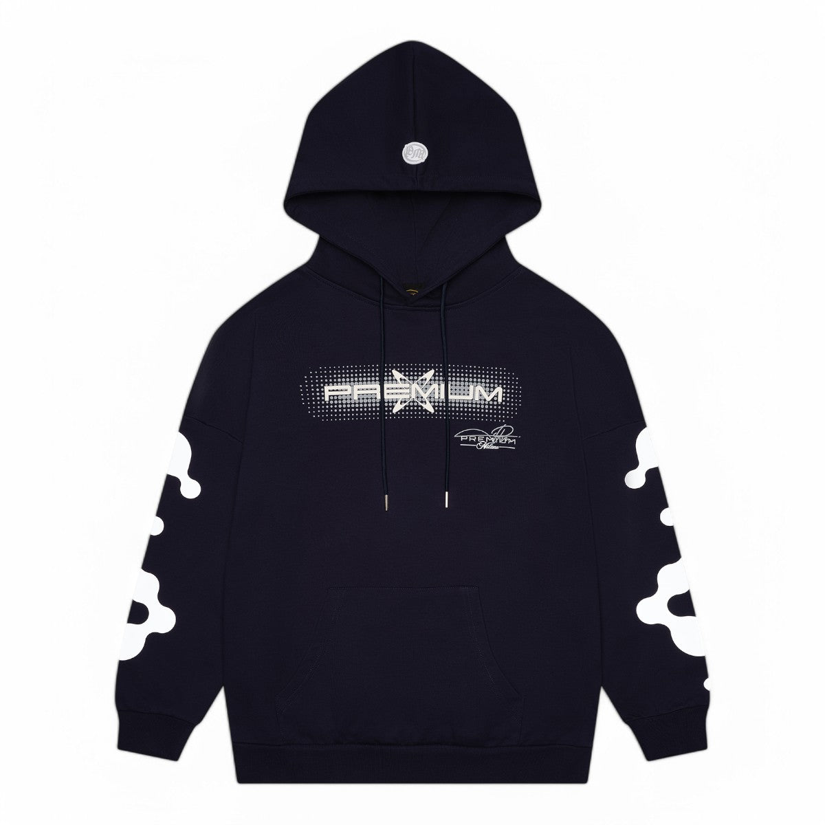 Premium Milano Mens Premium AI Hoodie RHK4421 Navy