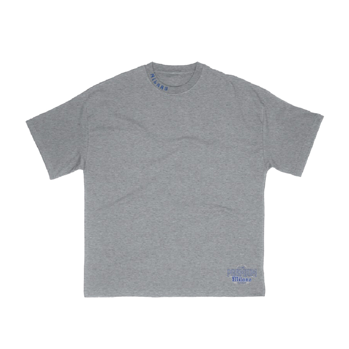 Premium Milano Mens Regal Tee Crew Neck T-Shirt S25331-02 Heather Gray