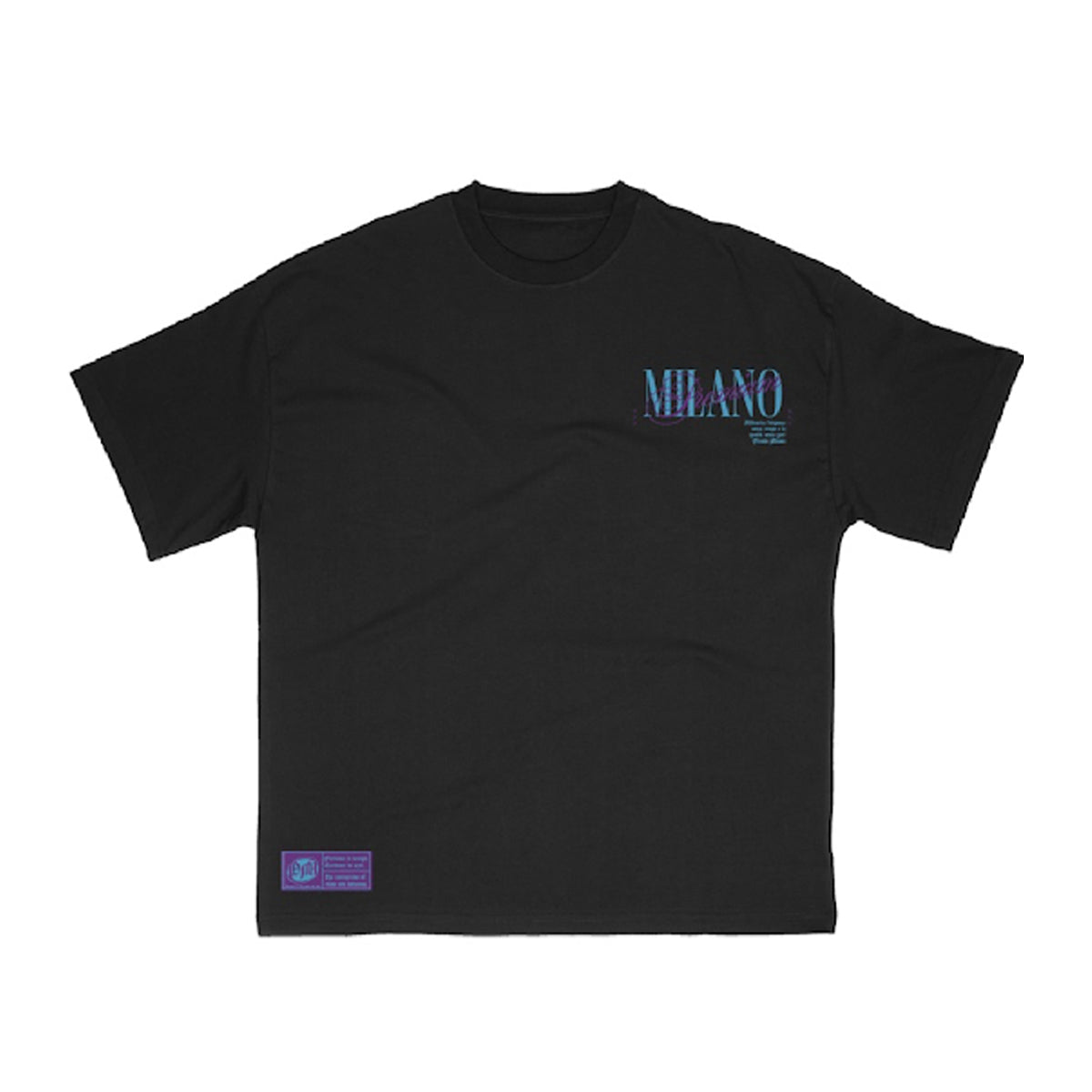 Premium Milano Mens Premium 8-Ball Crew Neck T-Shirt S25331-23 Black