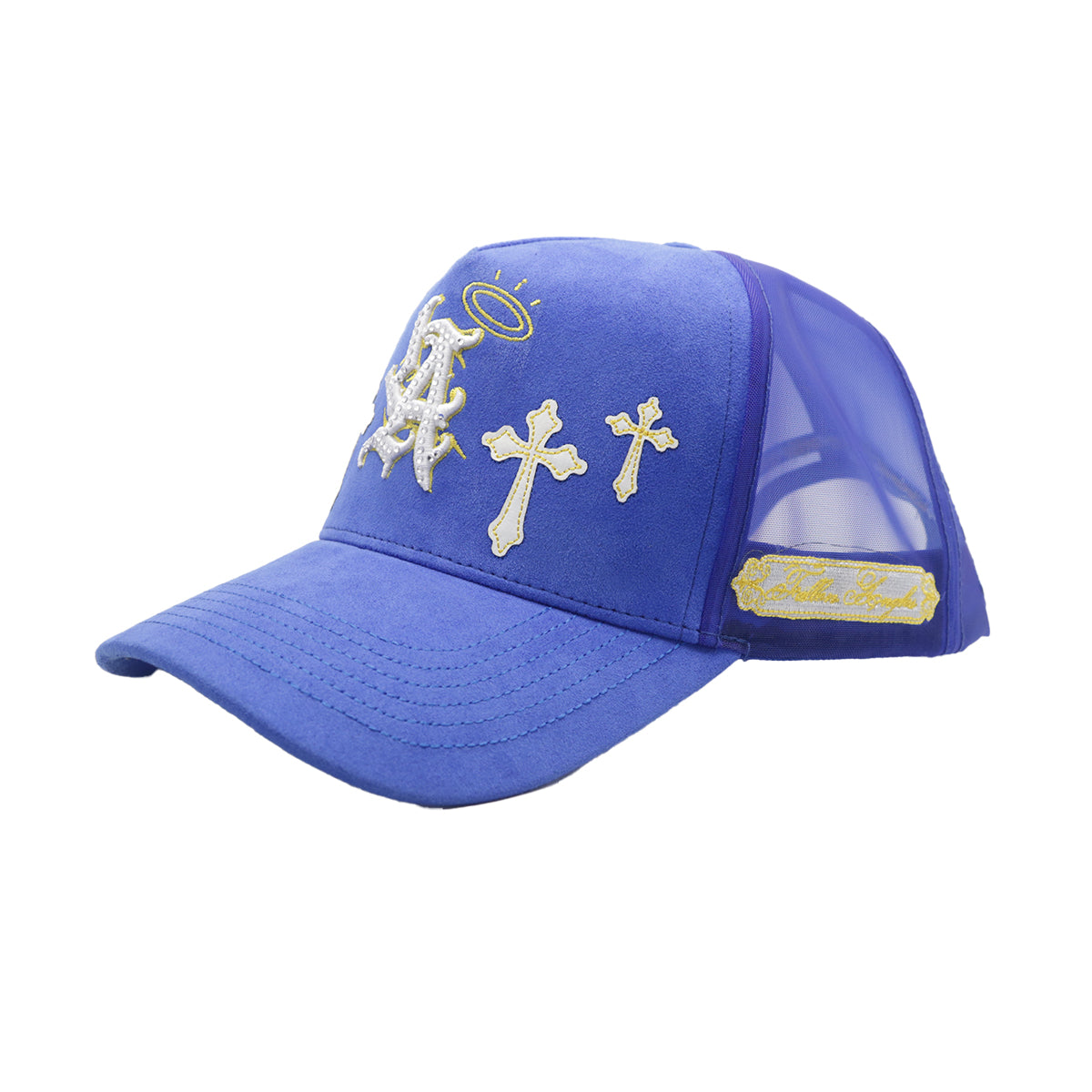 Premium Milano Unisex Los Angels Trucker Hat 2601 Royal