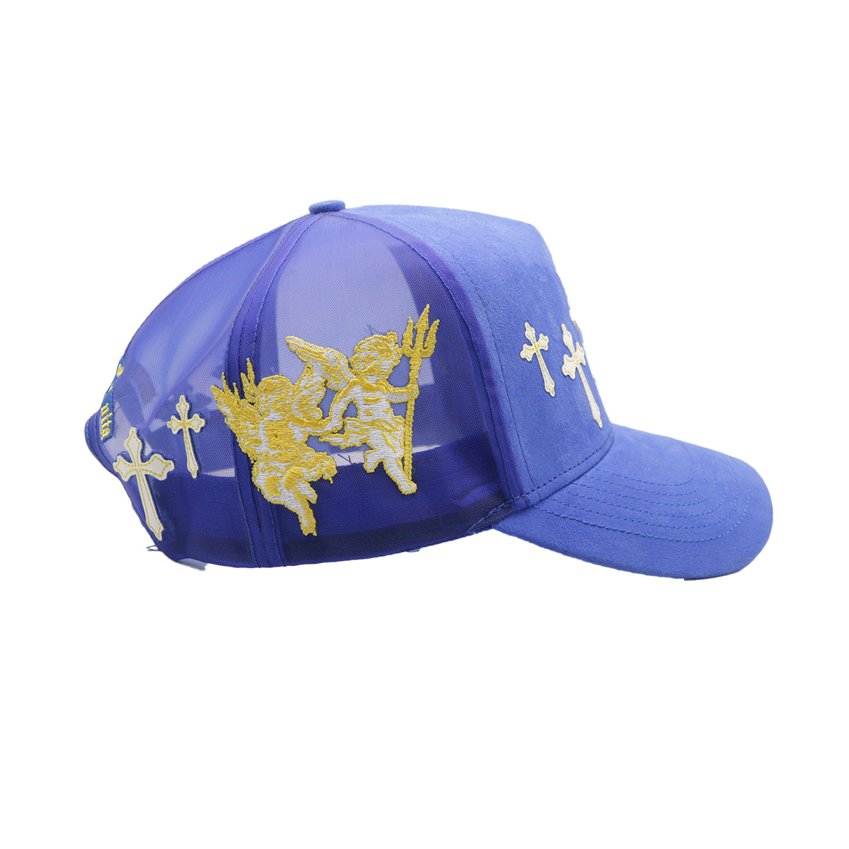 Premium Milano Unisex Los Angels Trucker Hat 2601 Royal