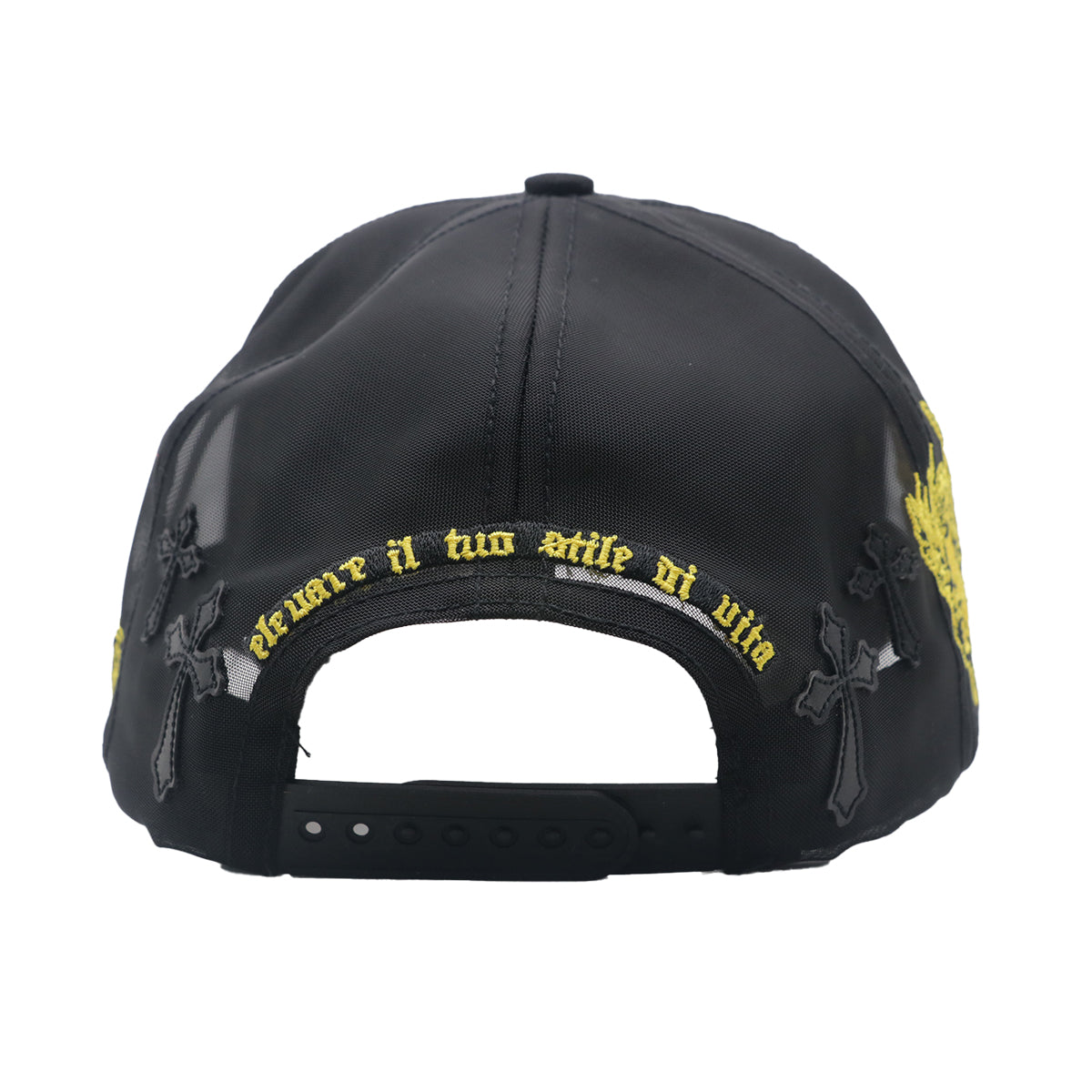 Premium Milano Unisex Los Angels Trucker Hat 2602 Black