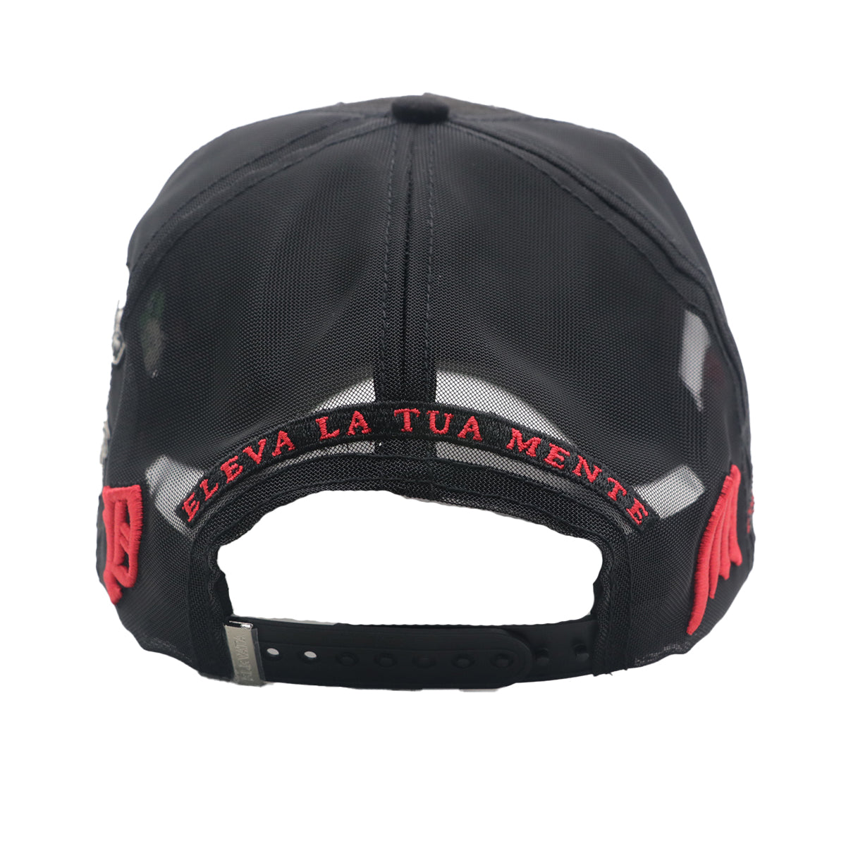 Premium Milano Unisex Stone Rose Trucker Hat 2604 Black