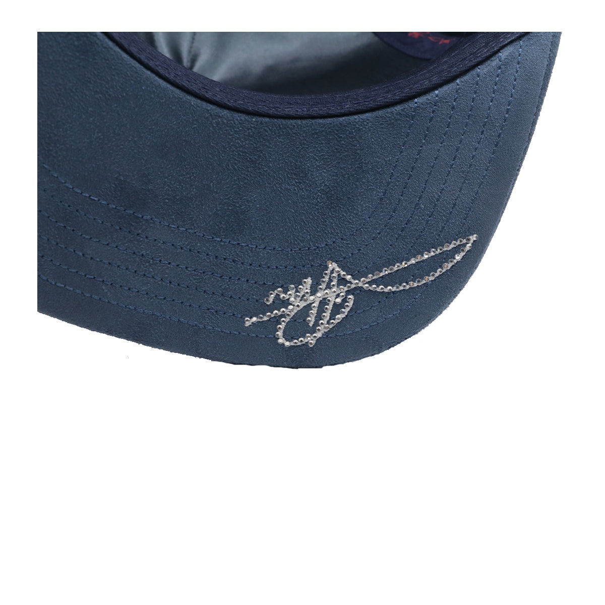 Premium Milano Unisex NY Snapback Hat 2606 Navy/White