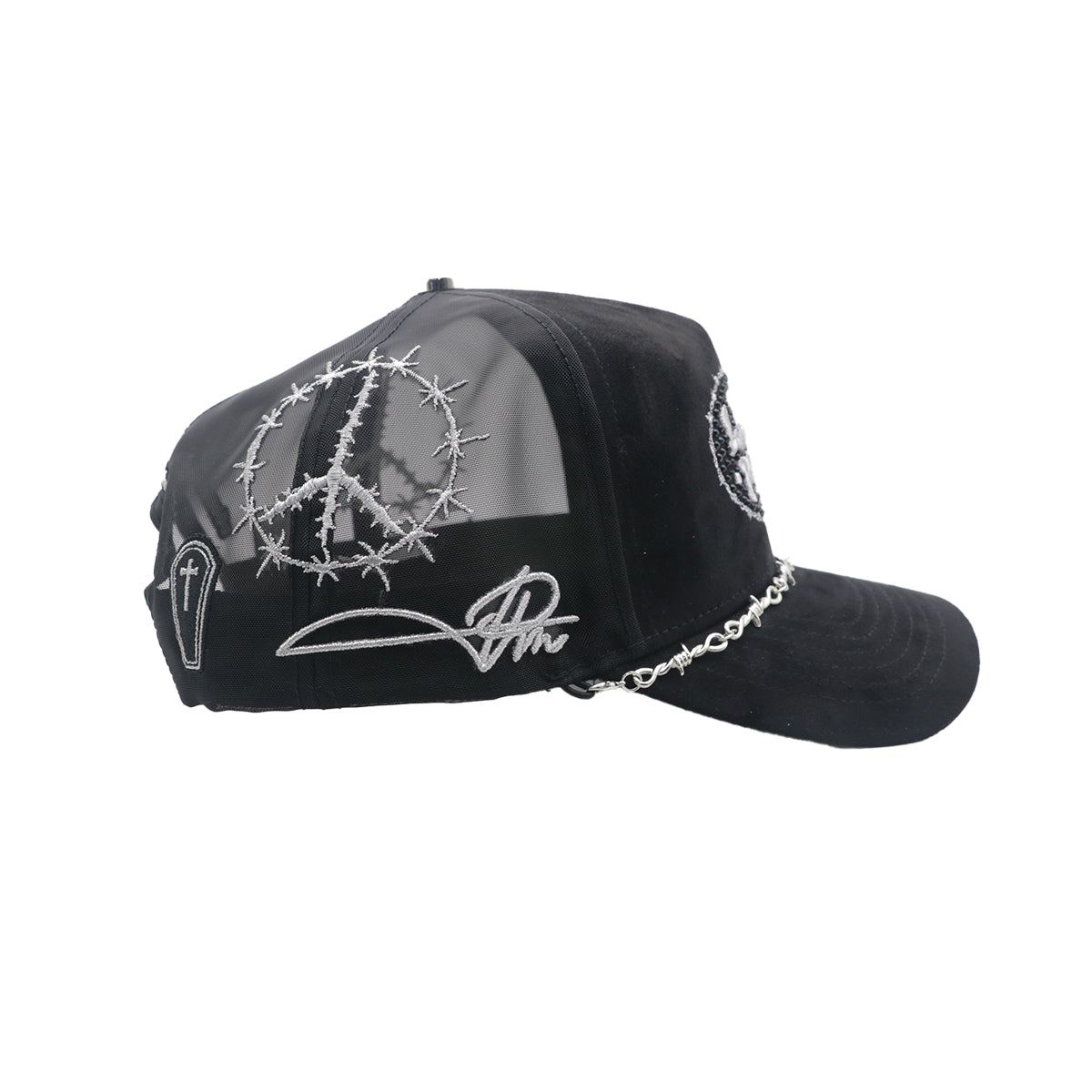 Premium Milano Unisex Living Proof Trucker Hat 2611 Black/Metallic