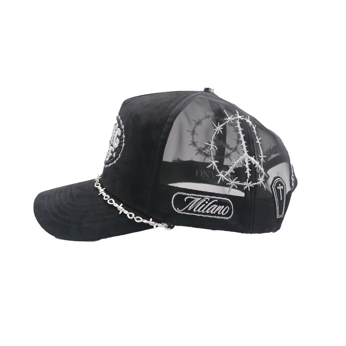 Premium Milano Unisex Living Proof Trucker Hat 2611 Black/Metallic