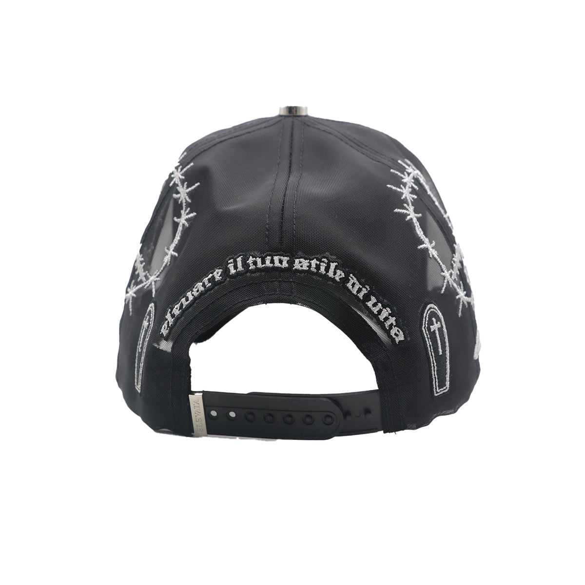 Premium Milano Unisex Living Proof Trucker Hat 2611 Black/Metallic