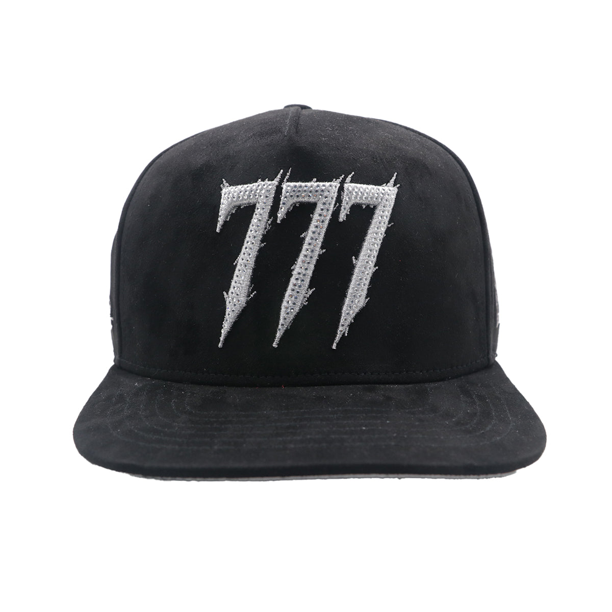 Premium Milano Unisex 777 Snapback Hat 2613 Black/Metallic