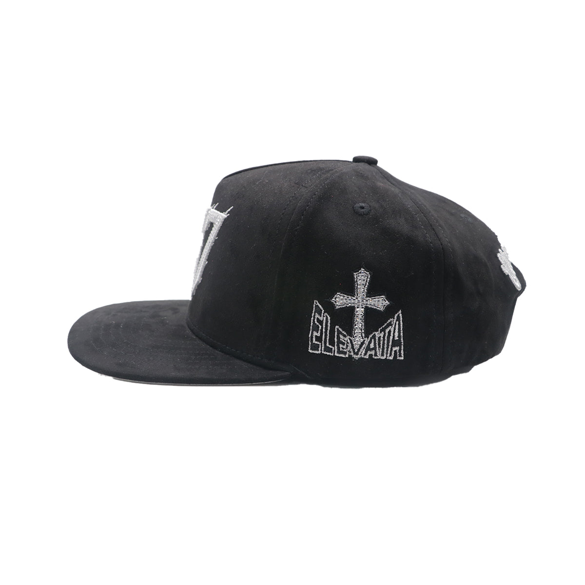 Premium Milano Unisex 777 Snapback Hat 2613 Black/Metallic
