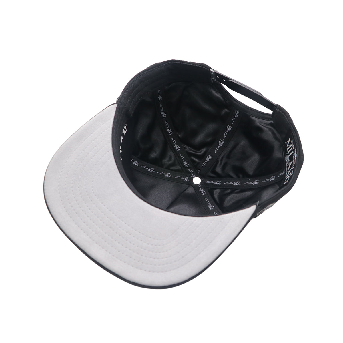 Premium Milano Unisex 777 Snapback Hat 2613 Black/Metallic