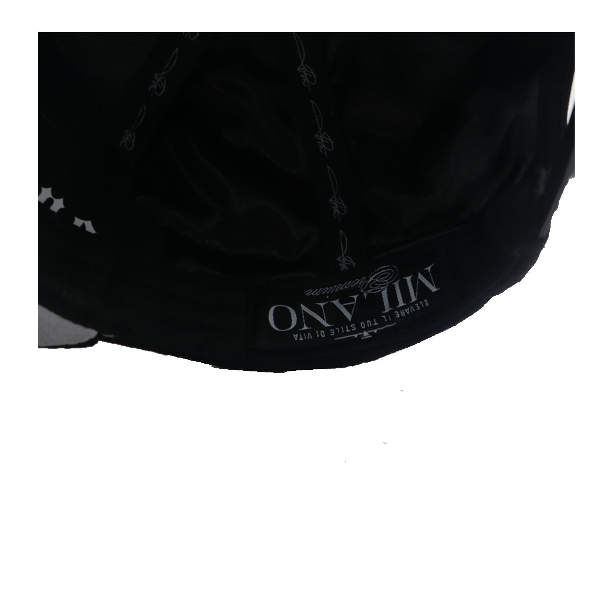 Premium Milano Unisex 777 Snapback Hat 2613 Black/Metallic