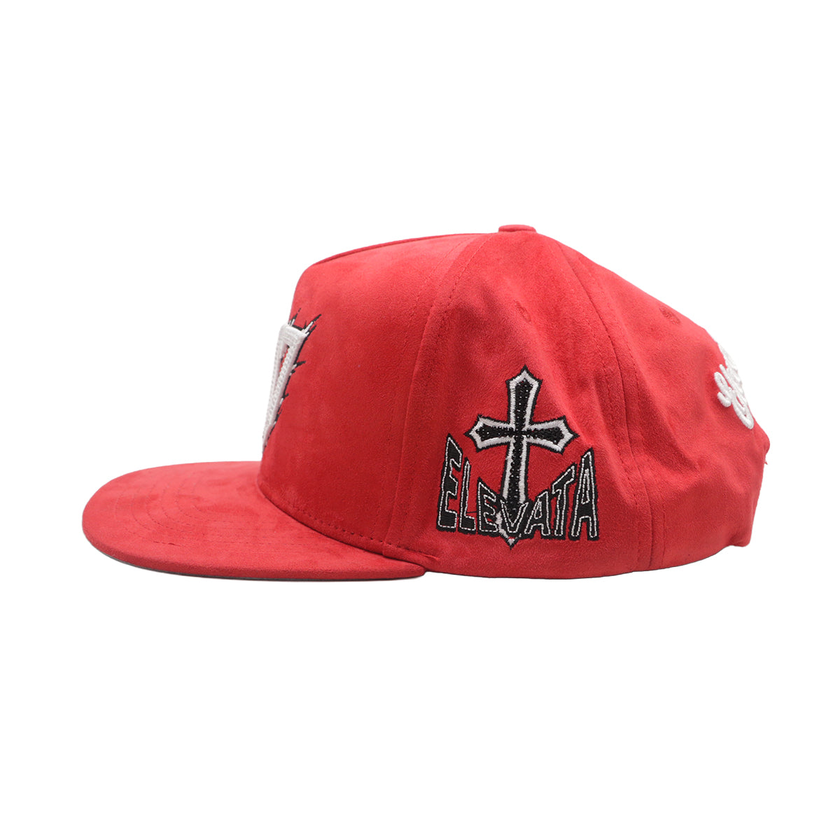 Premium Milano Unisex 777 Snapback Hat 2614 Red/White/Black