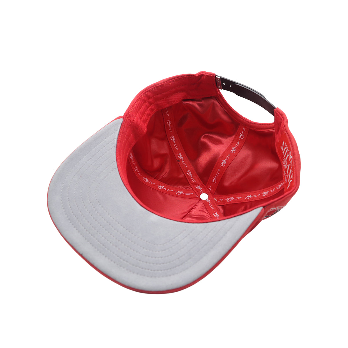 Premium Milano Unisex 777 Snapback Hat 2614 Red/White/Black