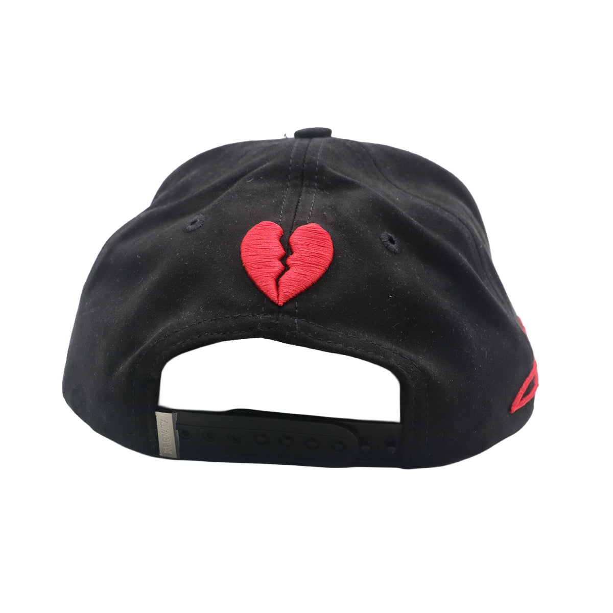 Premium Milano Unisex XOX Snapback Hat 2615 Black/Red