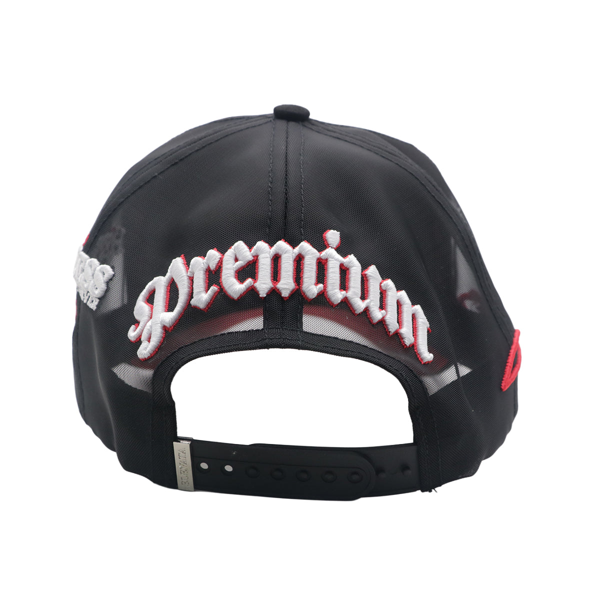 Premium Milano Unisex Never Loved You Trucker Hat 2618 Black/Red