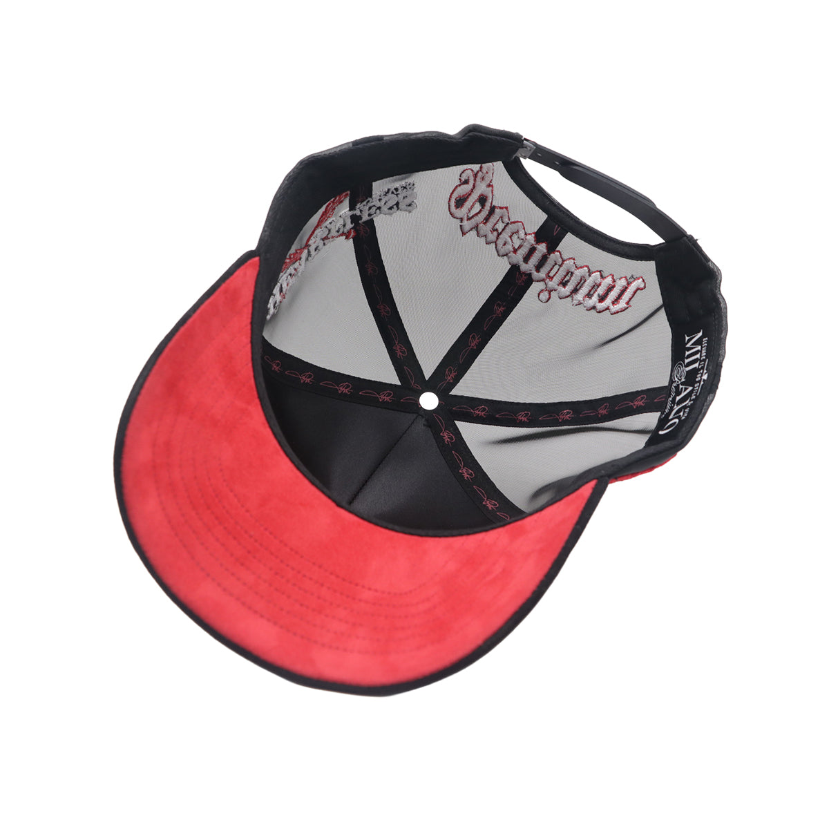 Premium Milano Unisex Never Loved You Trucker Hat 2618 Black/Red