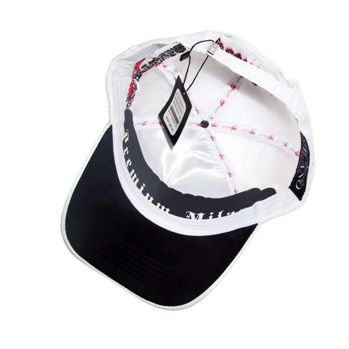 Premium Milano Unisex Never Loved You Trucker Hat 2619 White/Red/Black