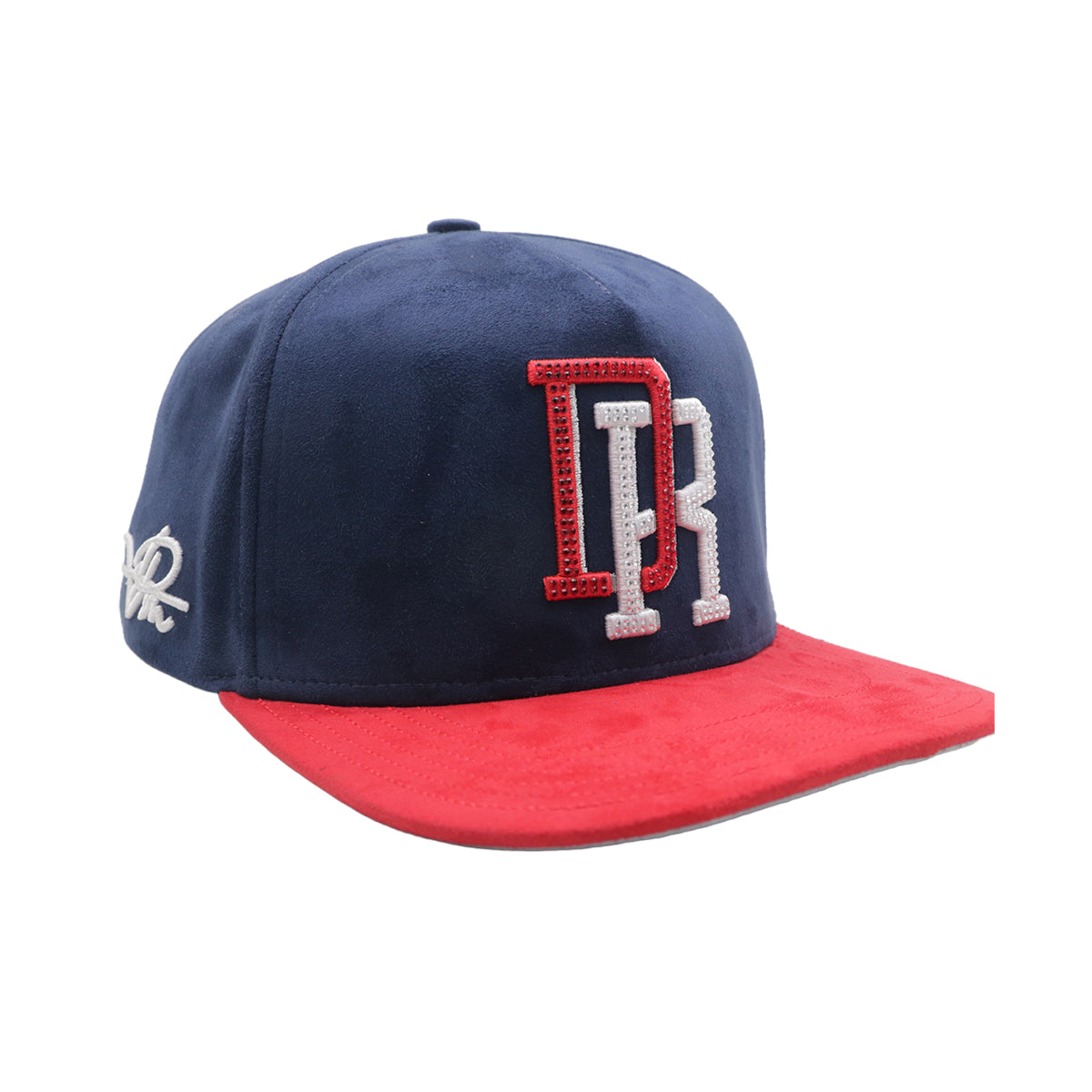 Premium Milano Unisex DR Snapback Hat 2622 Navy/Red