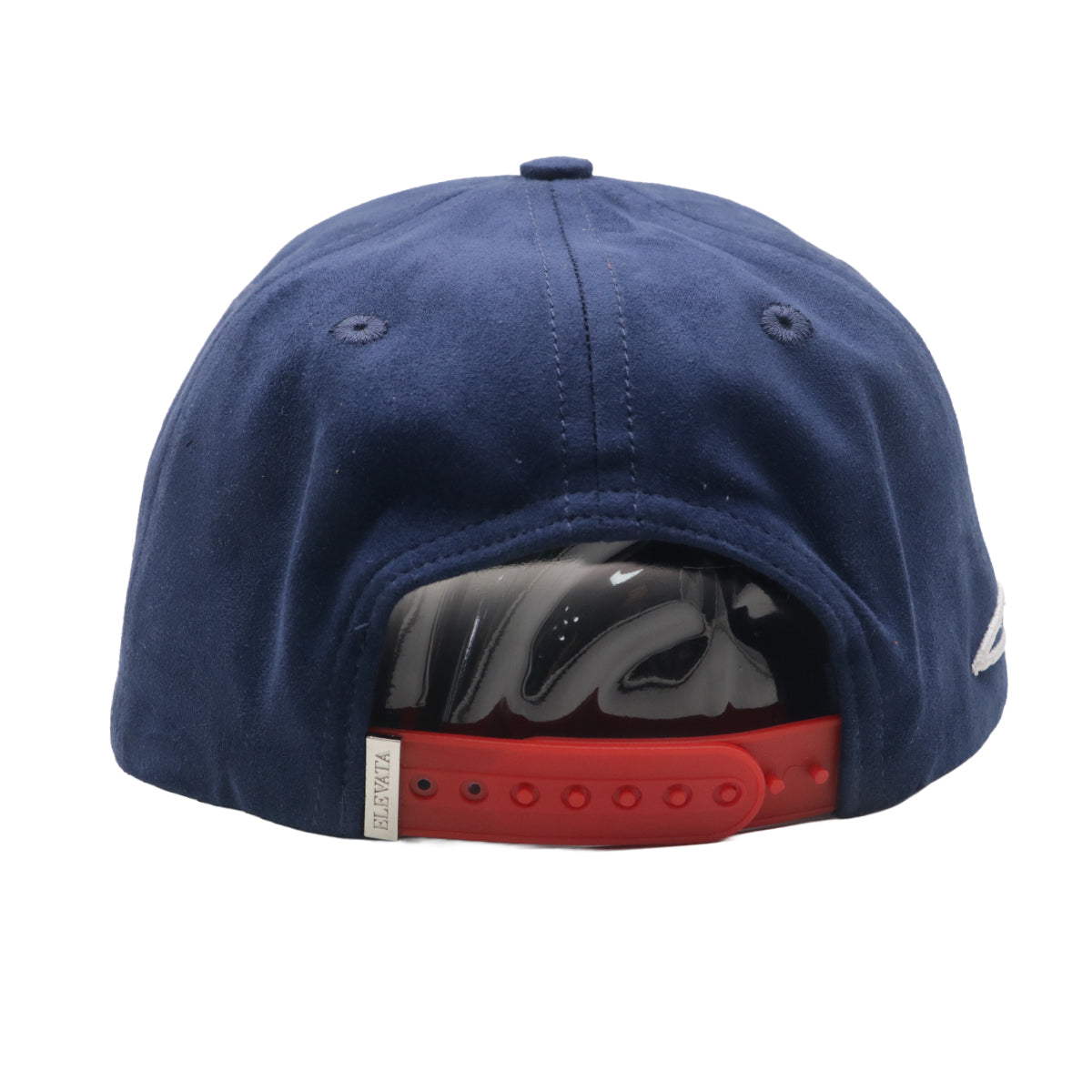 Premium Milano Unisex DR Snapback Hat 2622 Navy/Red
