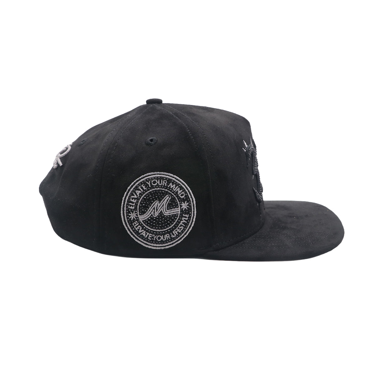 Premium Milano Unisex 333 Snapback Hat 2623 Black
