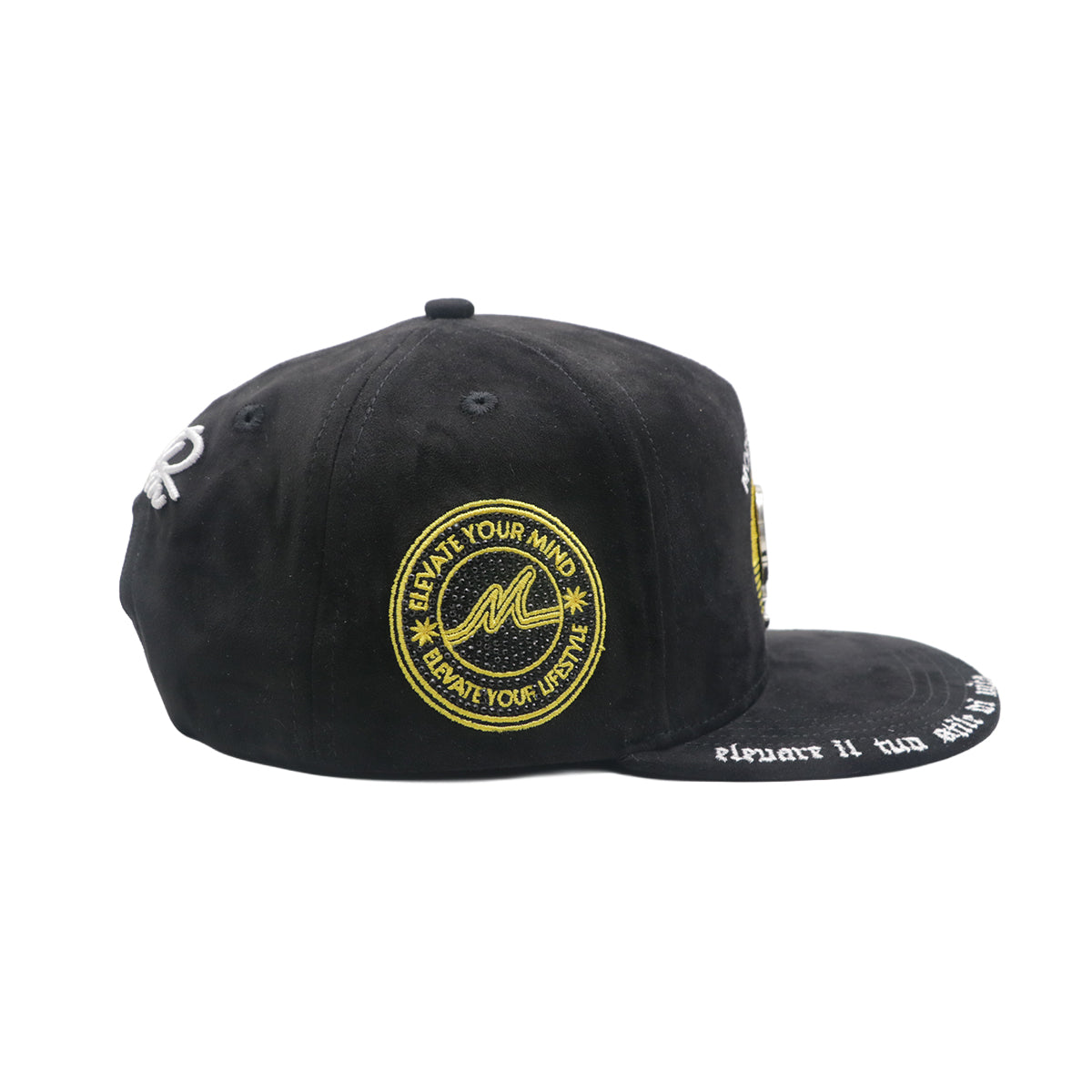 Premium Milano Unisex Morning Cock Snapback Hat 2626 Black/Metallic