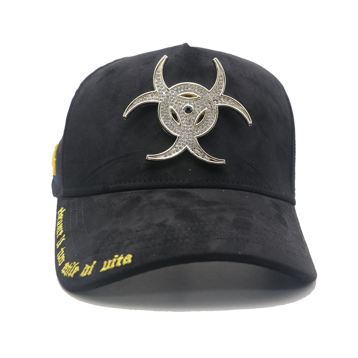 Premium Milano Unisex Toxic Trucker Hat 2627 Black/Gold Metal