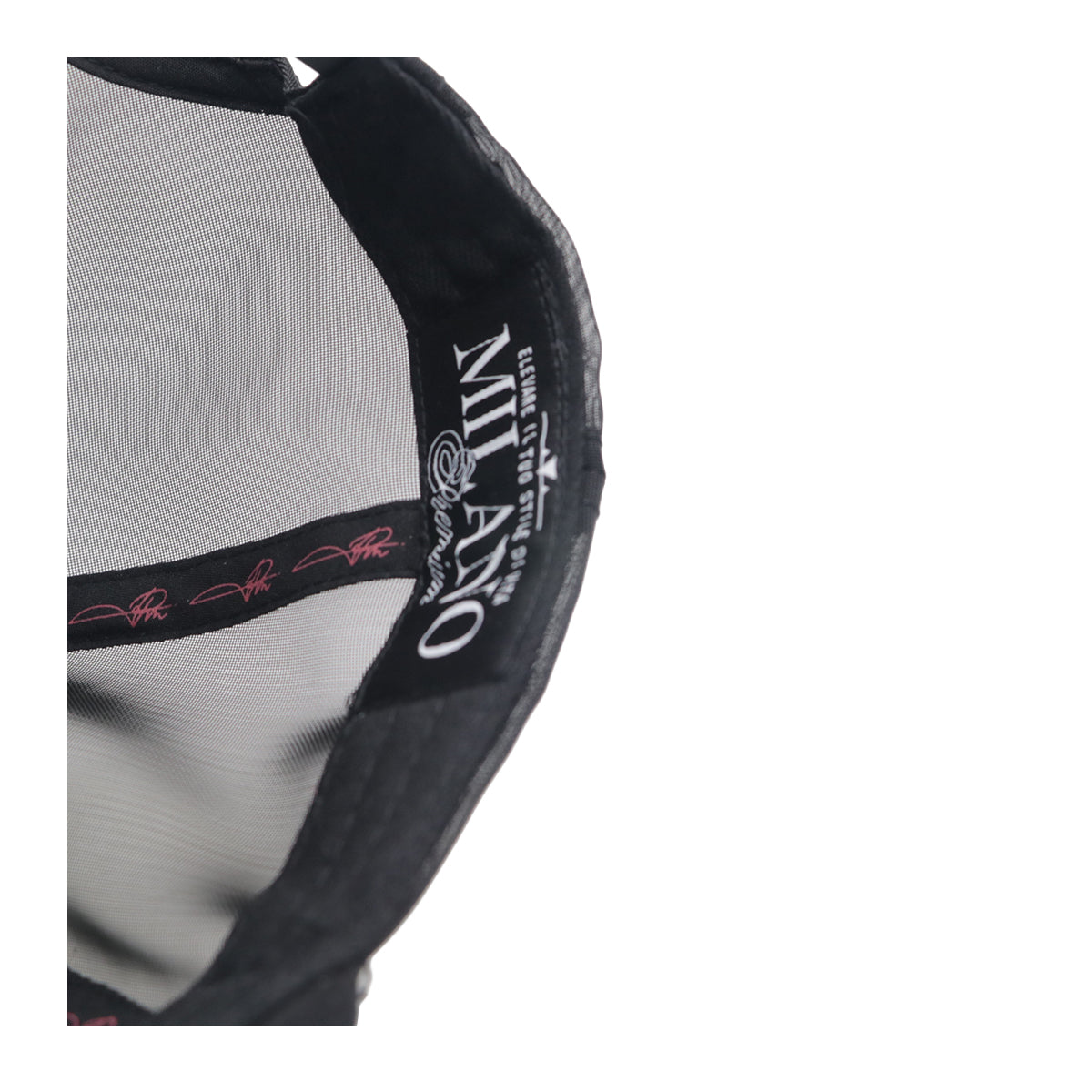 Premium Milano Unisex NIN Trucker Hat 2629 Black/Red
