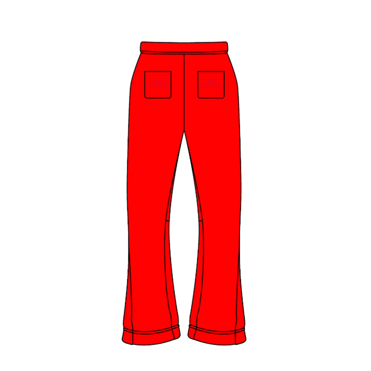 Premium Milano Mens Tonal Rhinestone Sweatpants BPP39-600-RD Red