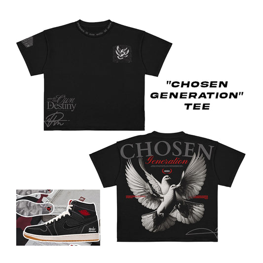 Premium Milano Mens Chosen Generation Crew Neck T-Shirt CT261-102 Black