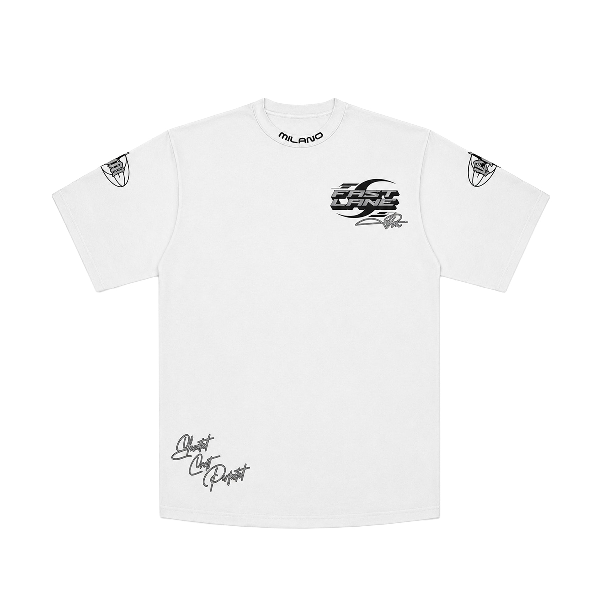 Premium Milano Mens Elevated Craft Crew Neck T-Shirt CT261-105 White