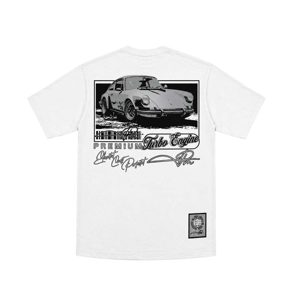 Premium Milano Mens Elevated Craft Crew Neck T-Shirt CT261-105 White