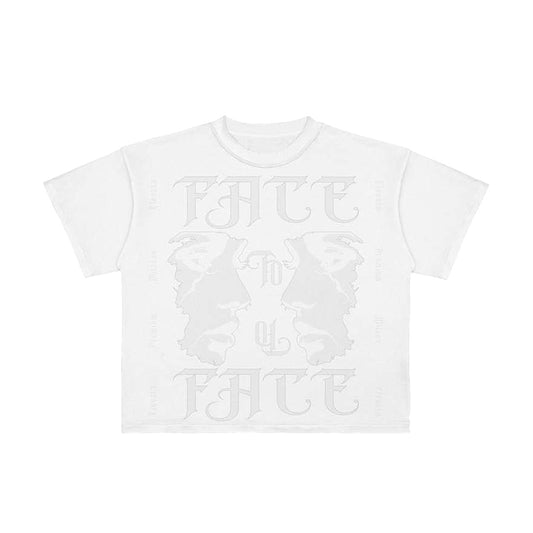 Premium Milano Mens Facing Fears Crew Neck T-Shirt CT261-108 White