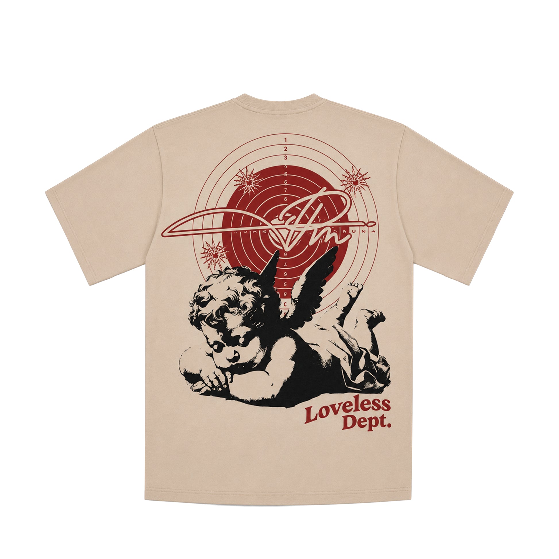 Premium Milano Mens Loveless Crew Neck T-Shirt CT261-117 Cream
