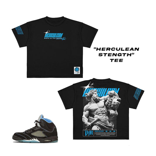 Premium Milano Mens Herculean Strength Crew Neck T-Shirt CT261-126 Black