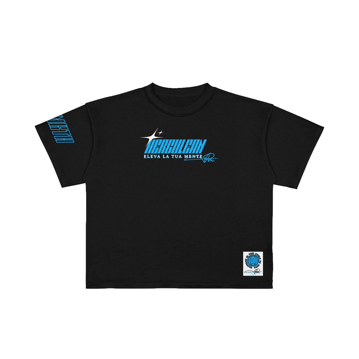 Premium Milano Mens Herculean Strength Crew Neck T-Shirt CT261-126 Black