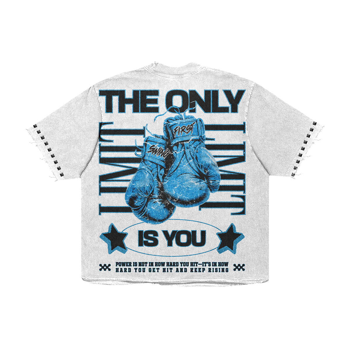 Expedition Mens Profound Impact Oversized Crew Neck T-Shirt EXCTS26204 White
