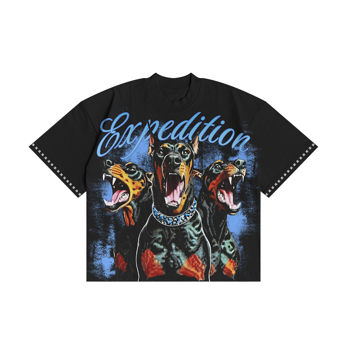 Expedition Mens Unleashed Oversized Crew Neck T-Shirt EXCTS26207 Black