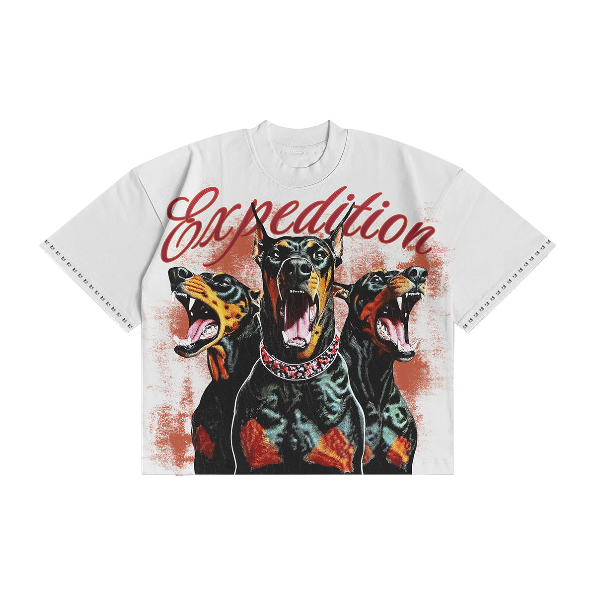 Expedition Mens Unleashed Oversized Crew Neck T-Shirt EXCTS26207 Off White