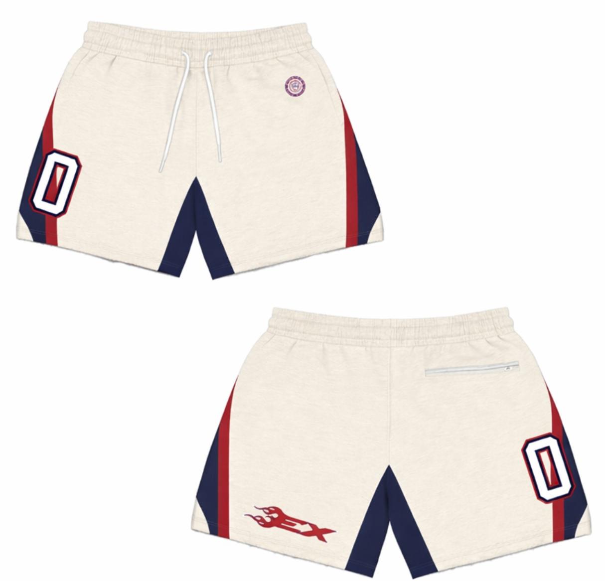 Expedition Mens Ride Or Die Sweatshorts EXSSS26213 White