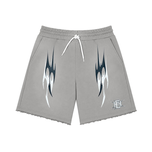 Expedition Mens Washed Tribal French Terry Sweatshorts EXSSS26218 Gray