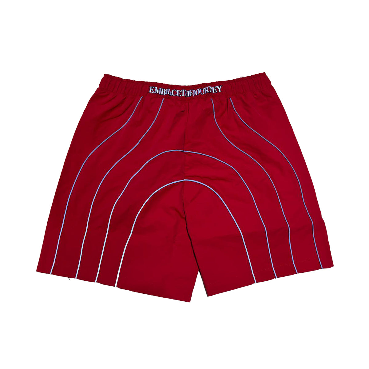 Expedition Mens 3M Reflective Piping Nylon Shorts EXWSS26219 Red